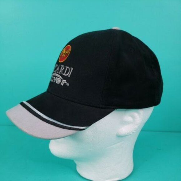 Bacardi Silver Rum Baseball Cap Hat Fitted one size. - Picture 2 of 10